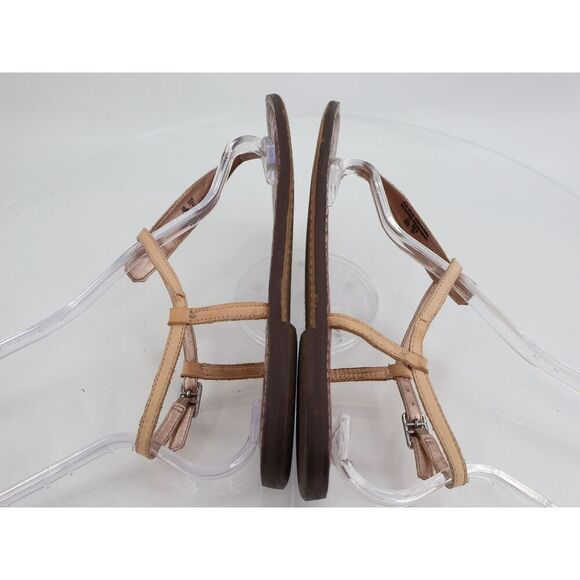 Sam Edelman Women Gigi Sandal Size 9.5 Thong Slingback Silver Snakeskin Leather - Picture 8 of 12